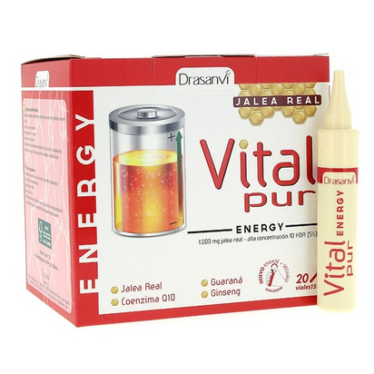 Drasanvi Vitalpur Energy geleia Real 1000Mg 20 Frascos de 15ml